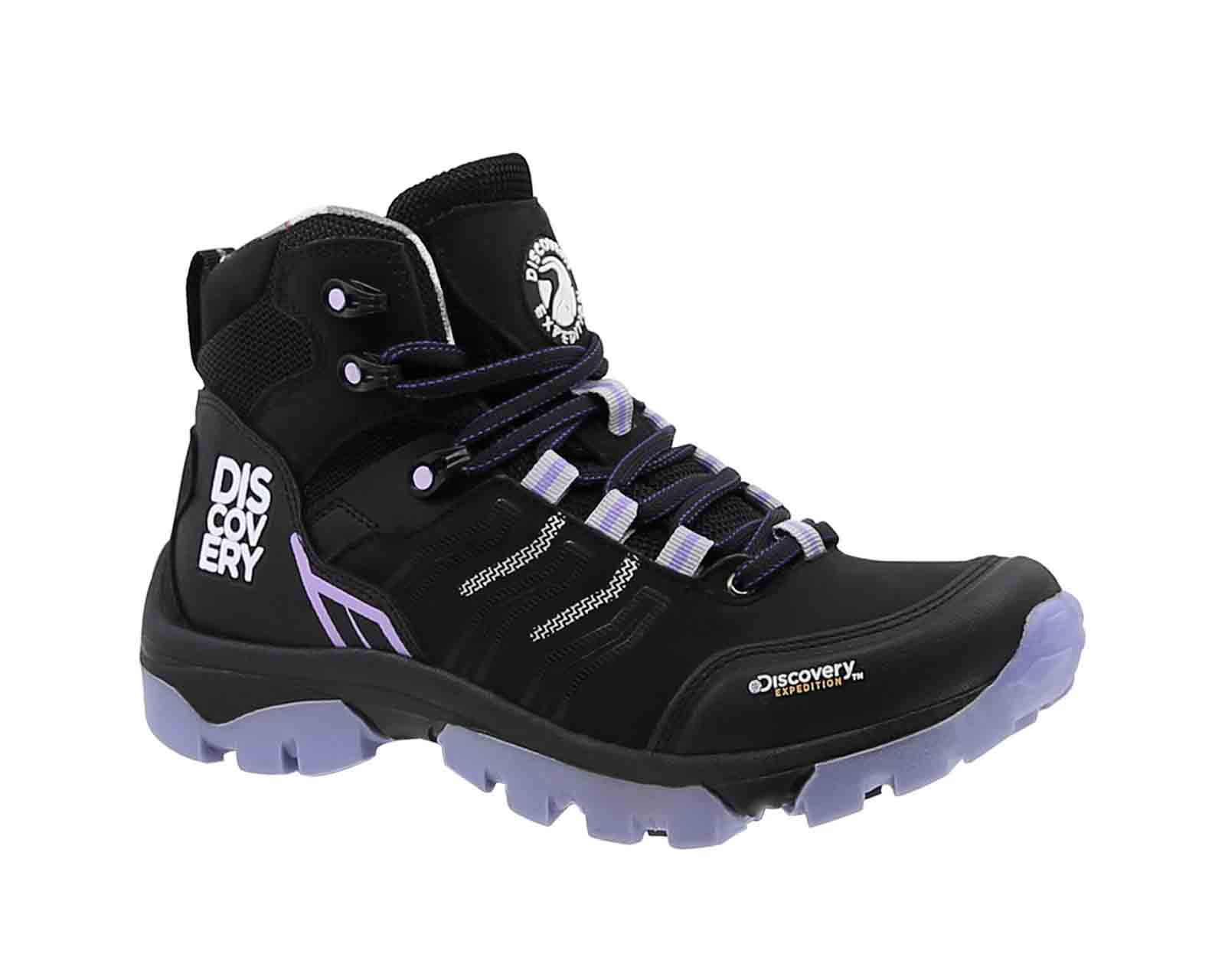 Foto 2 pulgar | Bota Hiking Discovery Expedition Blackwood 2504 color Negro para Dama