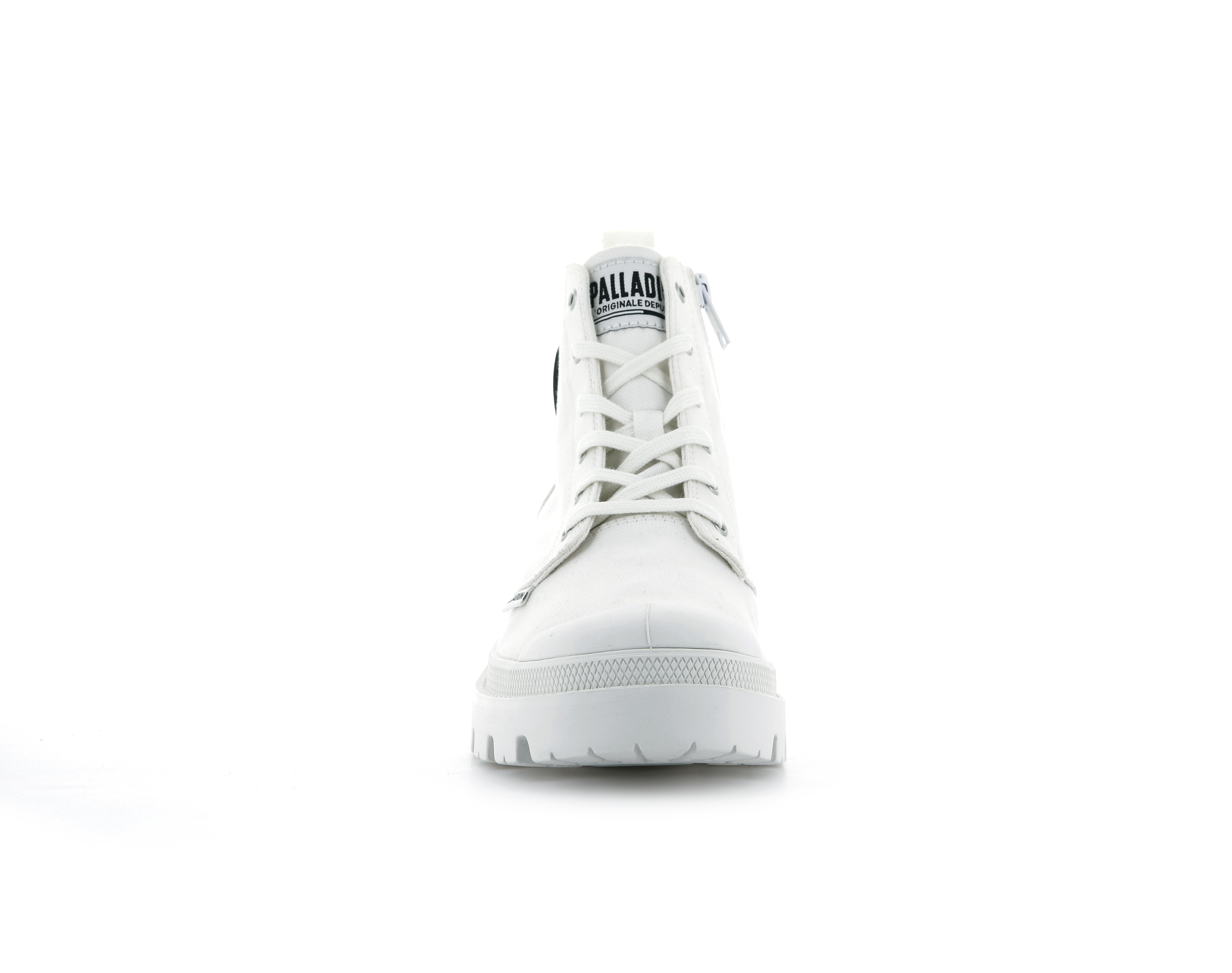 Foto 5 pulgar | Bota Palladium Pallabase Twill Blanco para Dama