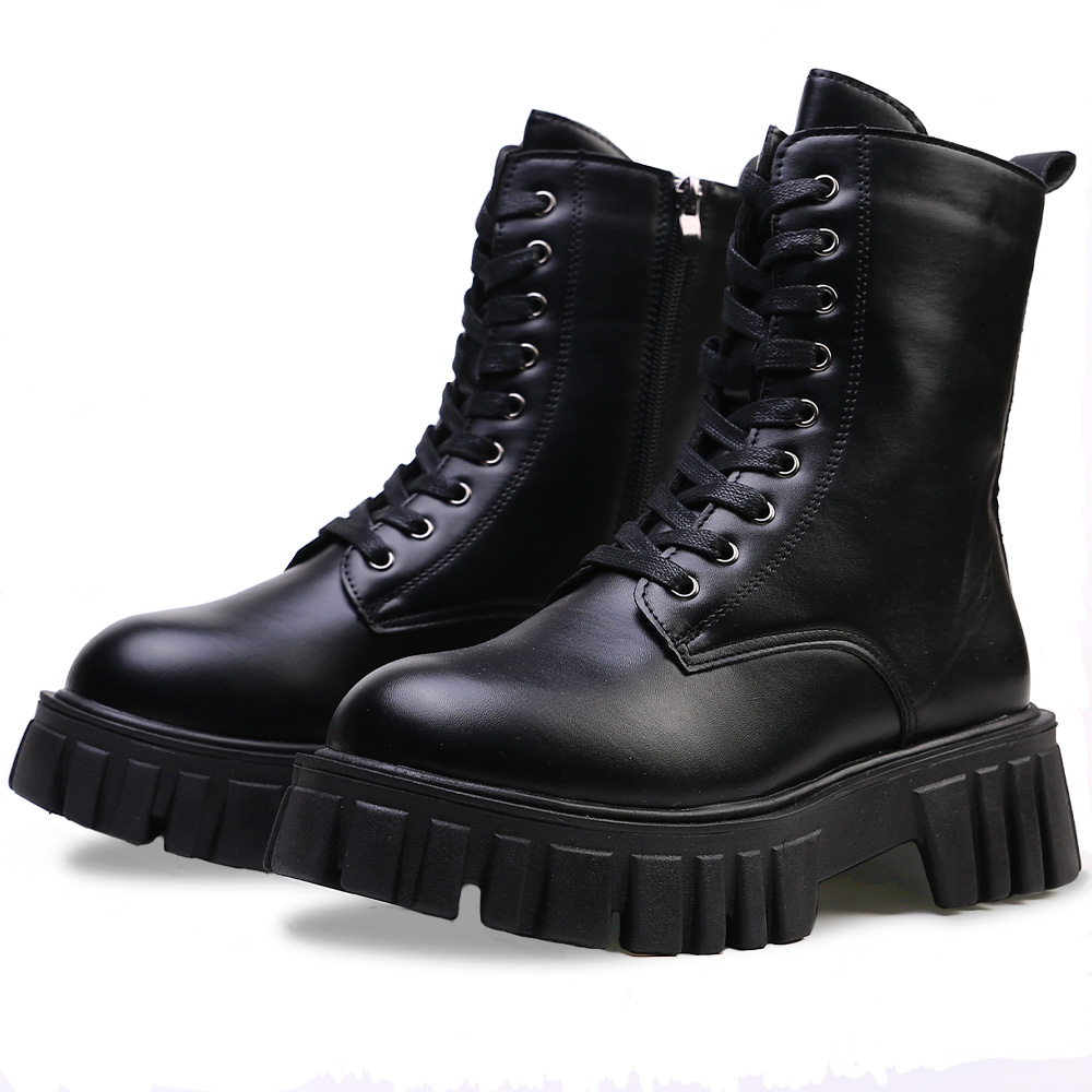 Botas Para Mujer Tipo Piel Casual Shendy Vendy