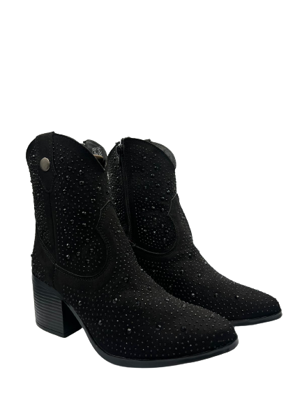 Foto 2 pulgar | Botas Zenda Shoes color Negro para Mujer