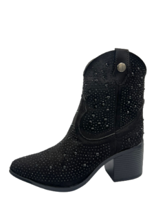Foto 2 | Botas Zenda Shoes color Negro para Mujer
