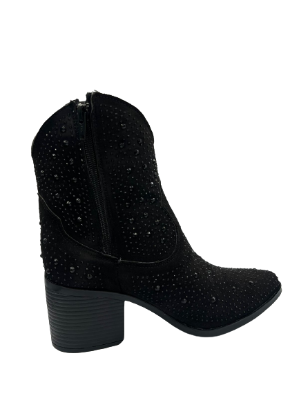 Foto 4 pulgar | Botas Zenda Shoes color Negro para Mujer