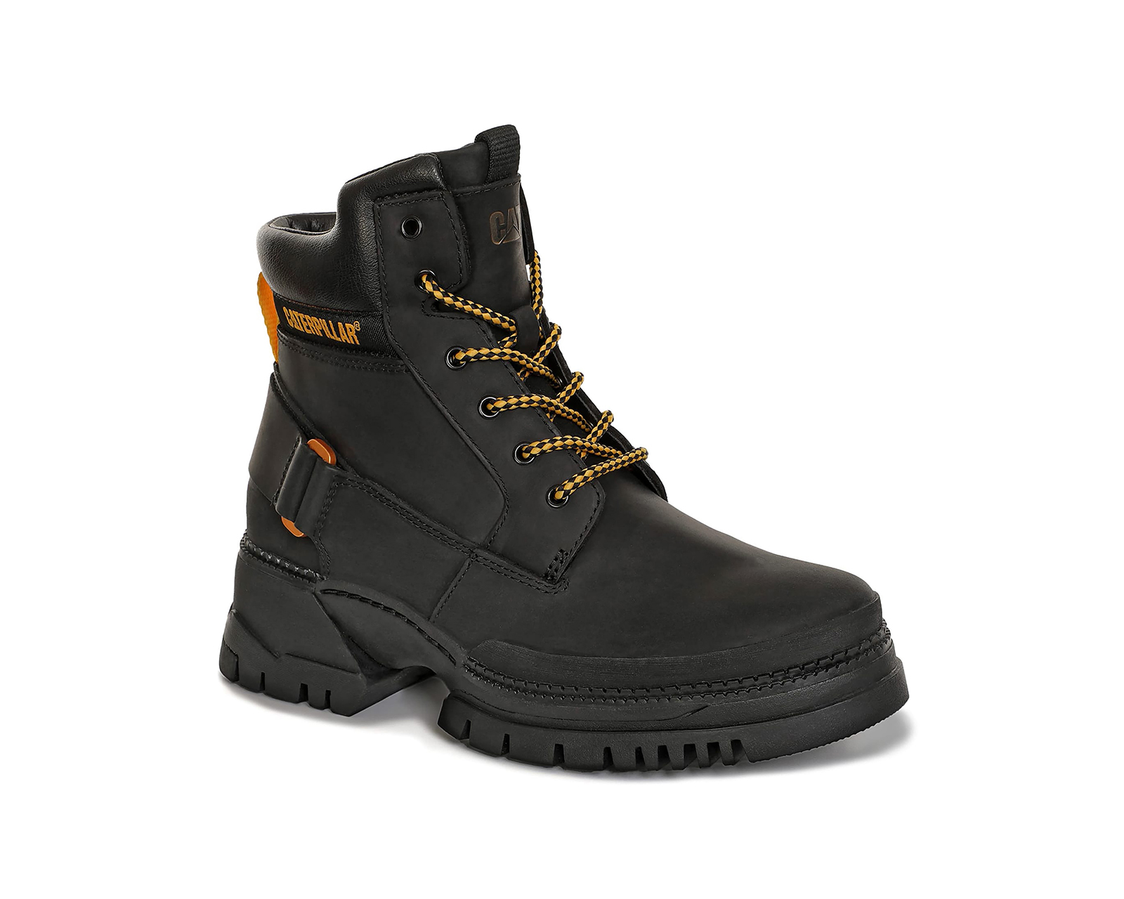 Bota Caterpillar P311960 color Negro de Piel