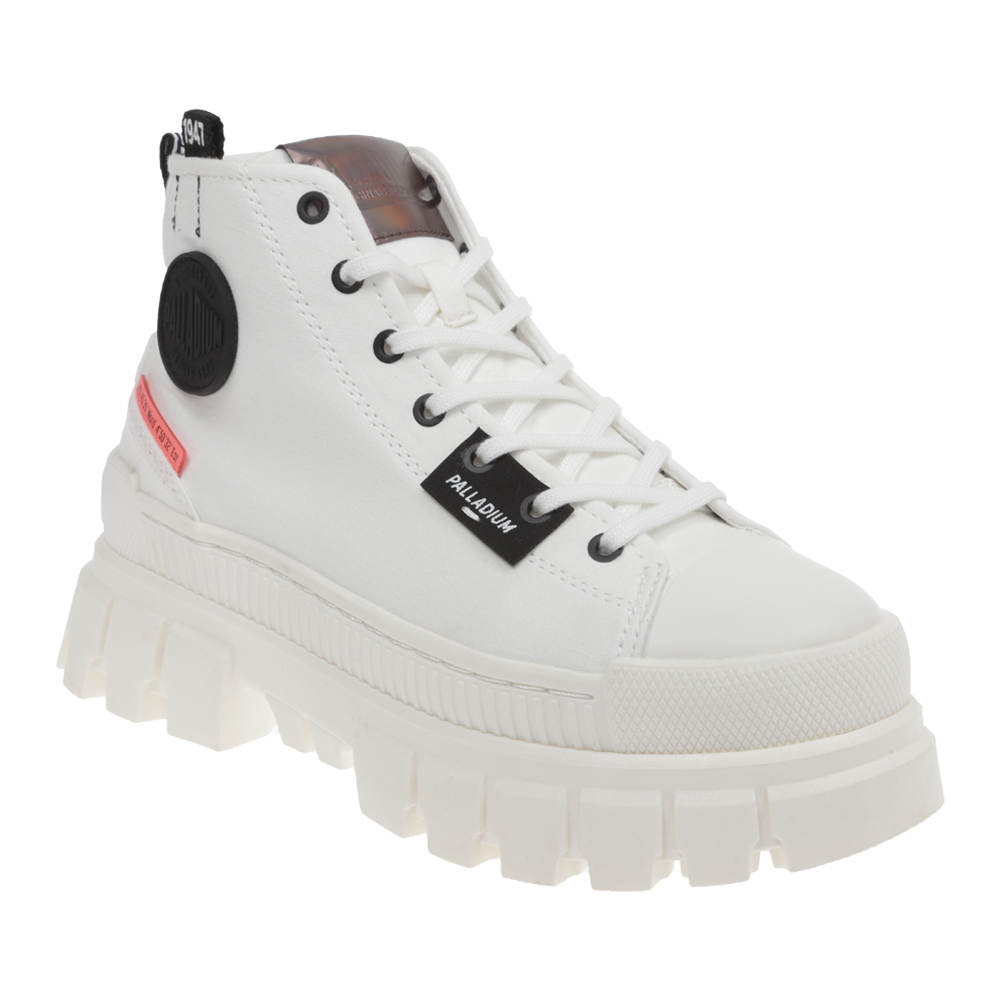 Bota Palladium Revolt Hi Tx color Blanco para Mujer