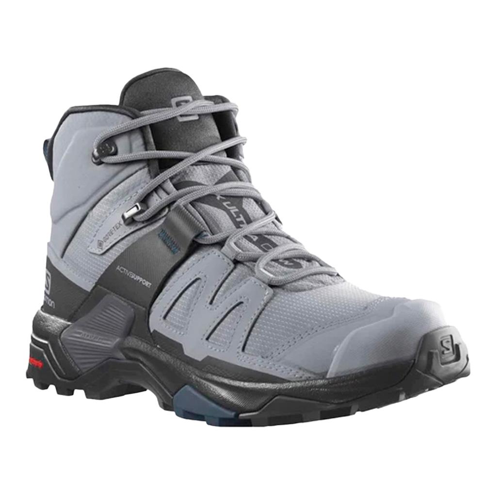 Foto 4 pulgar | Botas para Mujer Salomon X Ultra 4 Mid Gtx Grises