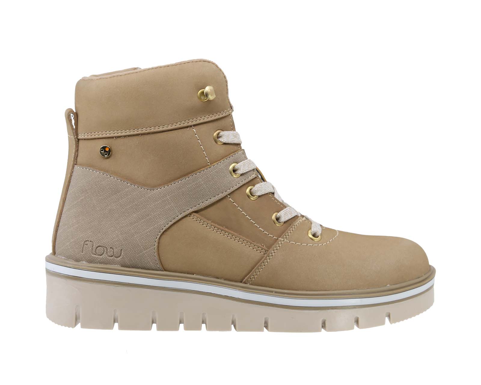 Foto 2 | Bota Casual Triples Flow de Piel Muriel 37081 Beige