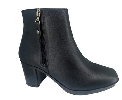 Foto 1 | Botines Hispana Color Negro Para Mujer