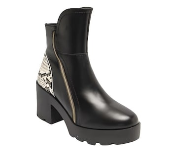Foto 1 | Botines Ozono Color Negro Para Mujer