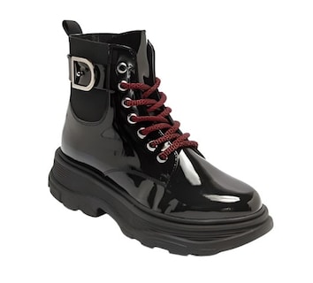 Foto 1 | Botines Ozono Color Negro Para Mujer