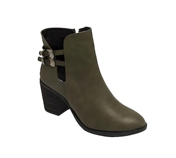 Foto 1 | Botines Ozono Color Musgo Para Mujer