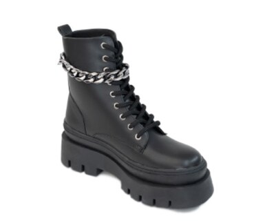Foto 1 | Botines Ozono Color Negro Para Mujer