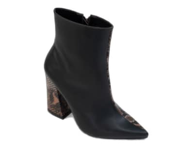 Foto 1 | Botines Ozono Color Negro Para Mujer