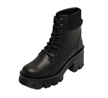 Foto 1 | Botines Ozono Color Negro Para Mujer