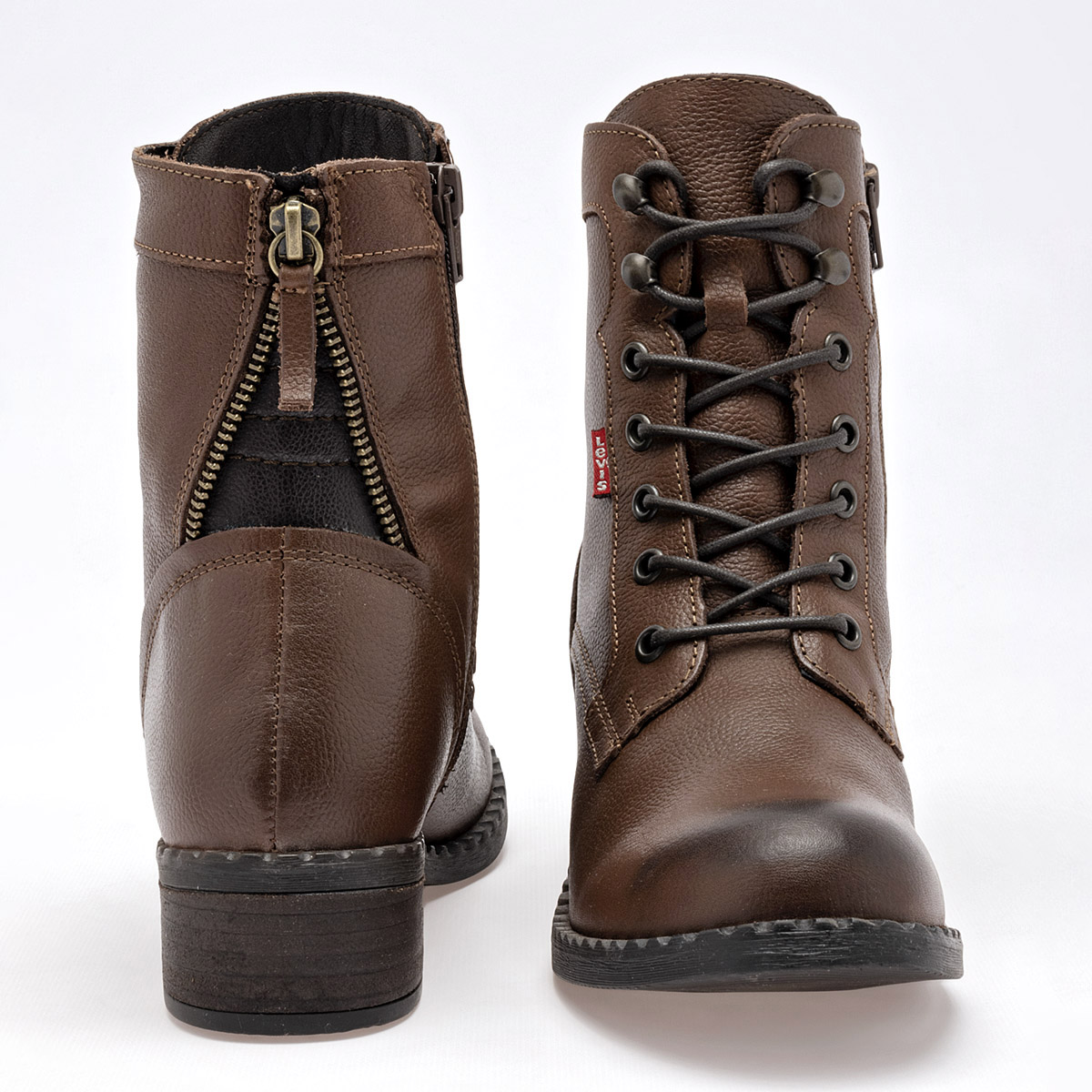 Foto 3 | Botas Levi's color Café para Mujer