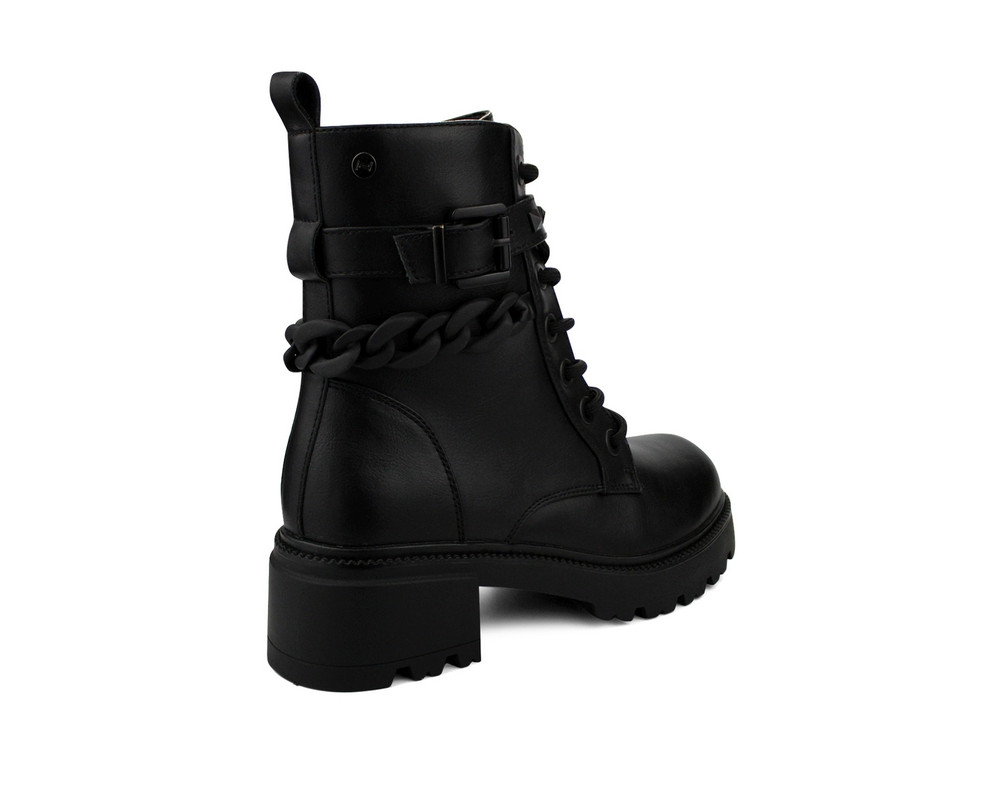 Foto 3 | Botín para Dama Lob Footwear PU Negro 57703559