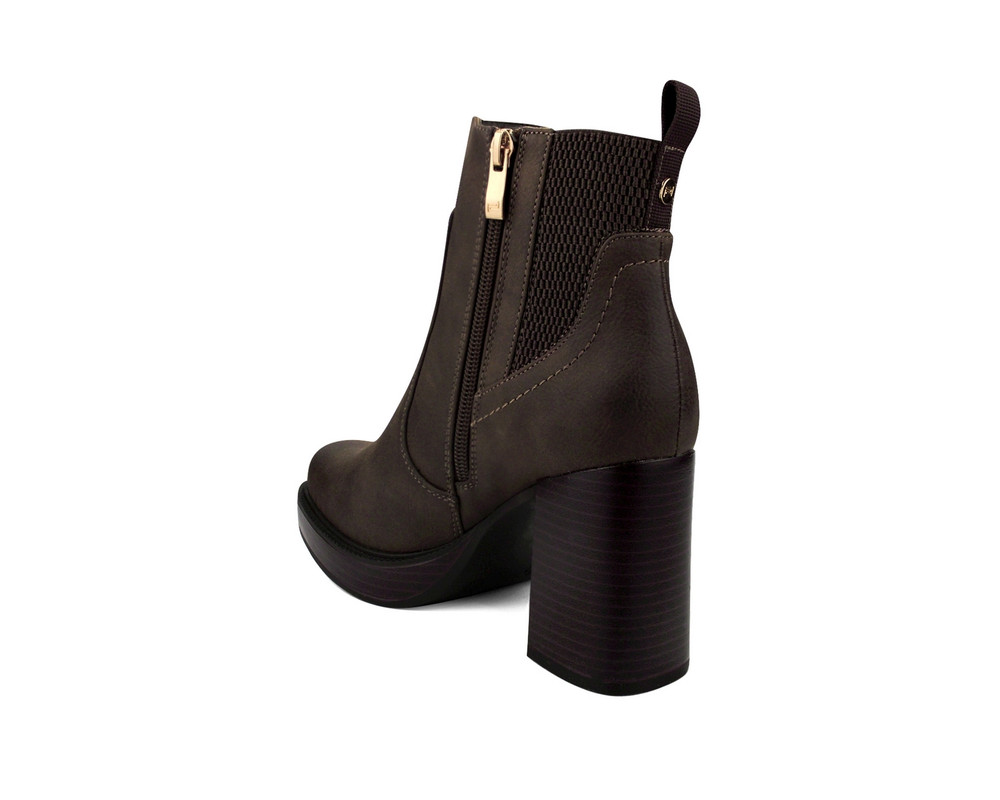 Foto 5 pulgar | Botín para Dama Lob Footwear Pu Café 57703560