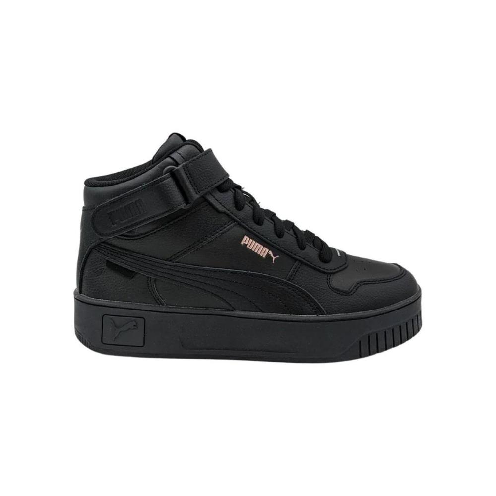 Foto 2 pulgar | Tenis Puma Carina Street Mid Negros para Mujer