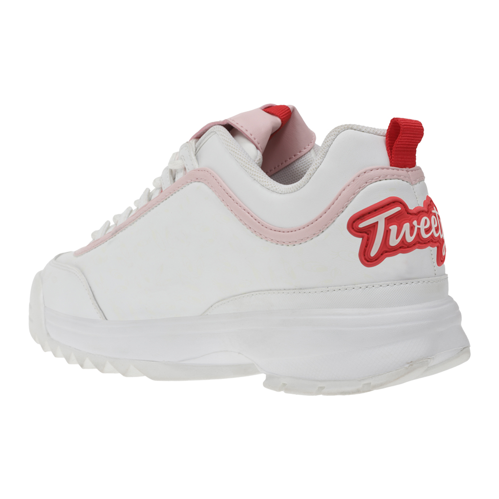 Foto 4 pulgar | Tenis Lotto 9h474187 Wicked color Blanco con Rosa Casual