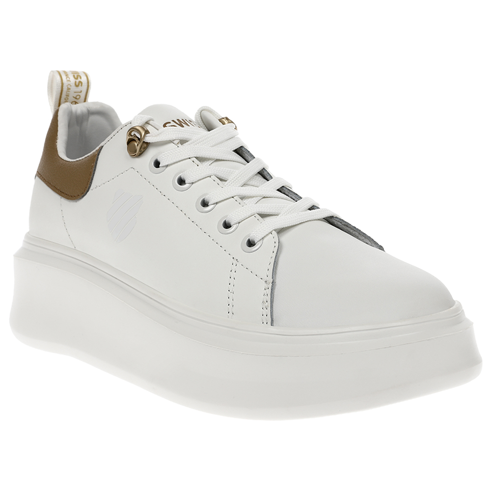 Foto 2 pulgar | Tenis K-Swiss Alessius Plataforma Blancos para Mujer
