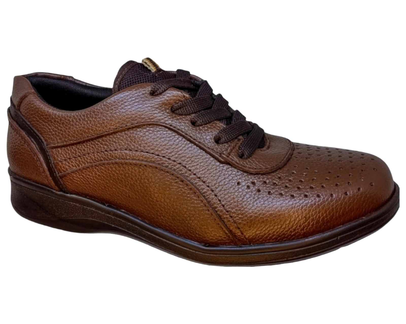 Foto 2 pulgar | Tenis Confort Enco Footwear color Marrón para Mujer