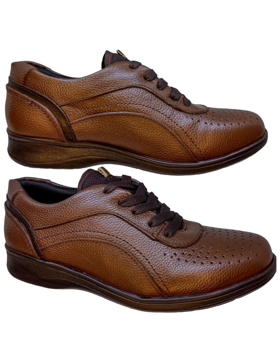 Foto 2 | Tenis Confort Enco Footwear color Marrón para Mujer