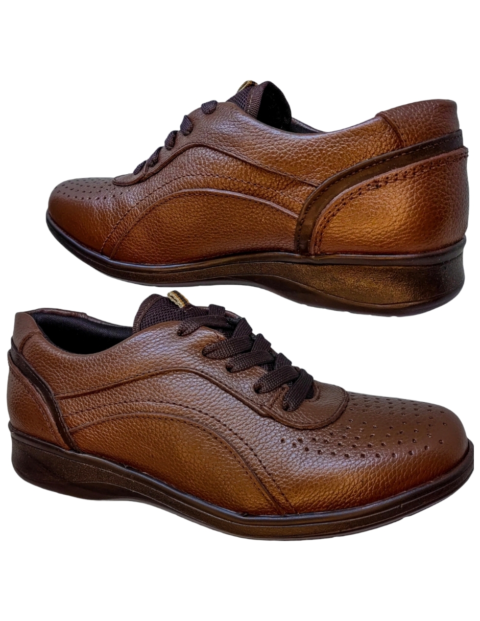 Foto 4 pulgar | Tenis Confort Enco Footwear color Marrón para Mujer