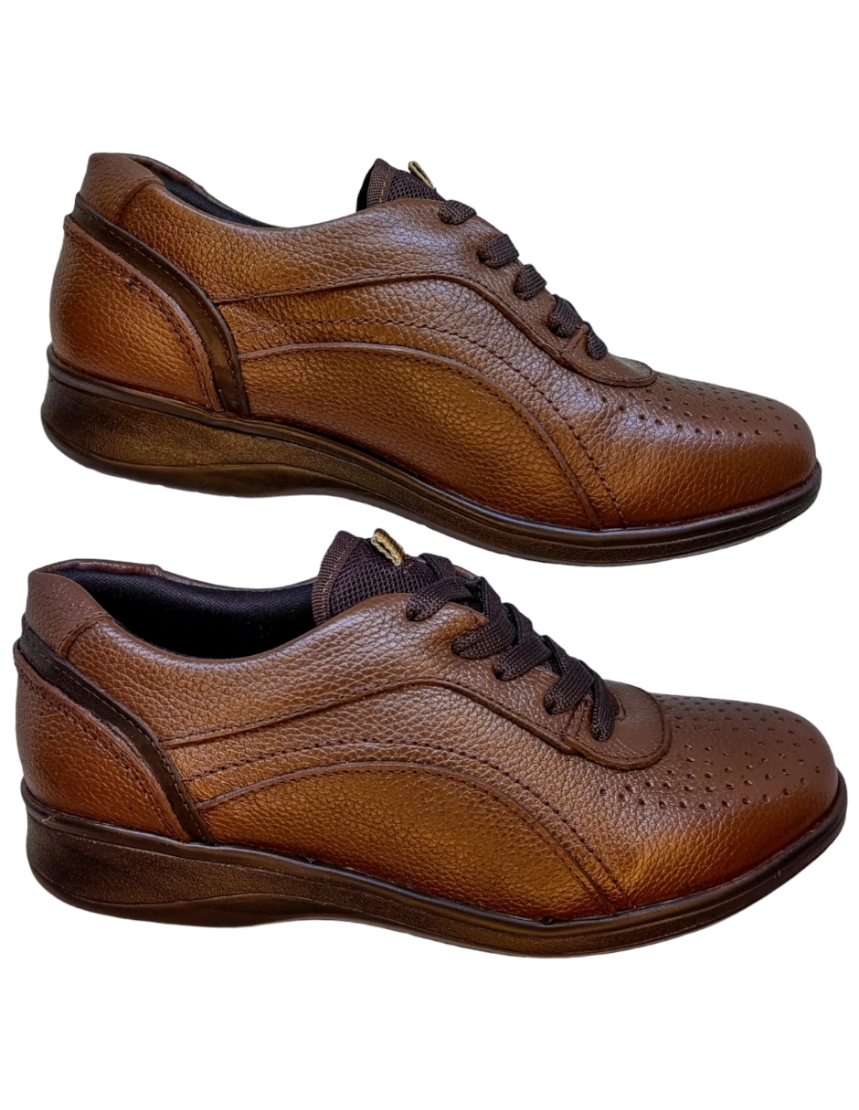 Foto 7 pulgar | Tenis Confort Enco Footwear color Marrón para Mujer