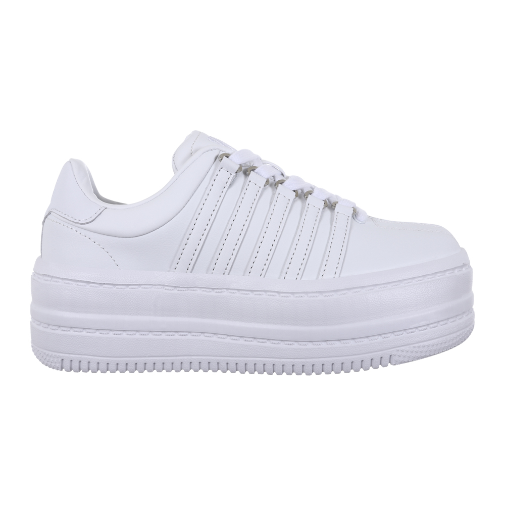 Foto 3 pulgar | Tenis para Mujer K-swiss Calssic Plataform Blanco