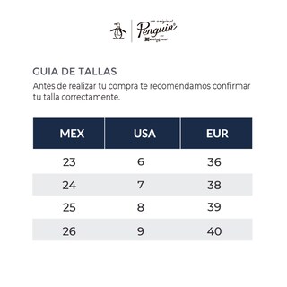 Foto 5 | Tenis para Mujer Original Penguin Penélope Azul Marino
