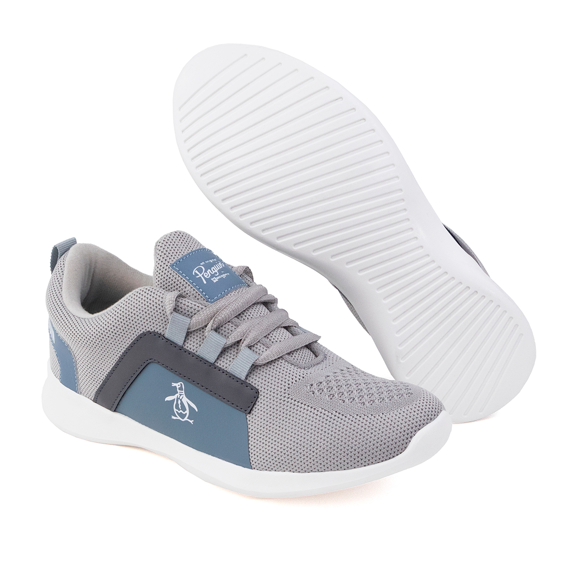 Foto 2 pulgar | Tenis Penguin Style Penélope color Gris para Mujer