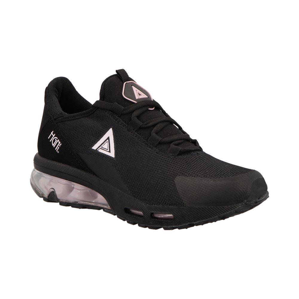 Tenis Deportivos HGN By Mr Shu Válvula Aire Cómodos Negros para Mujer