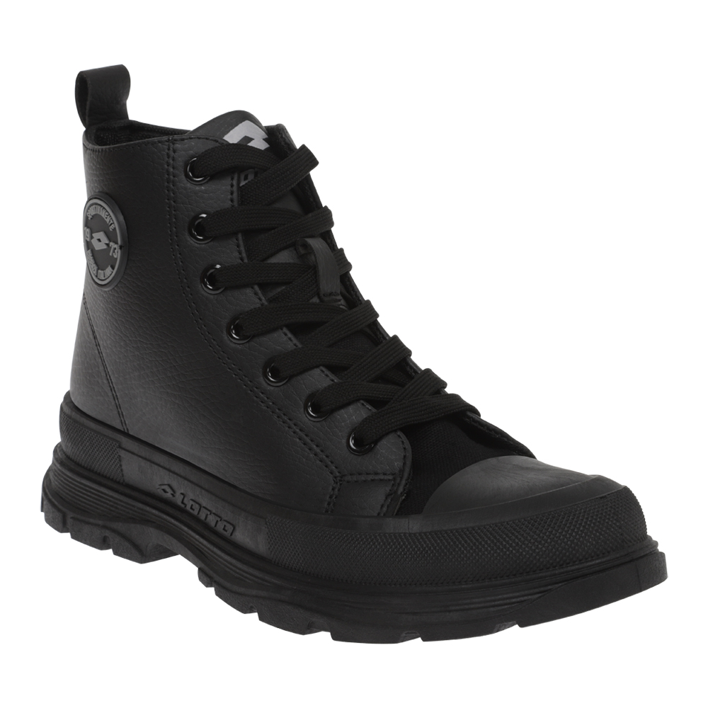 Tenis Casual Bota Dama Lotto Astor L Negro