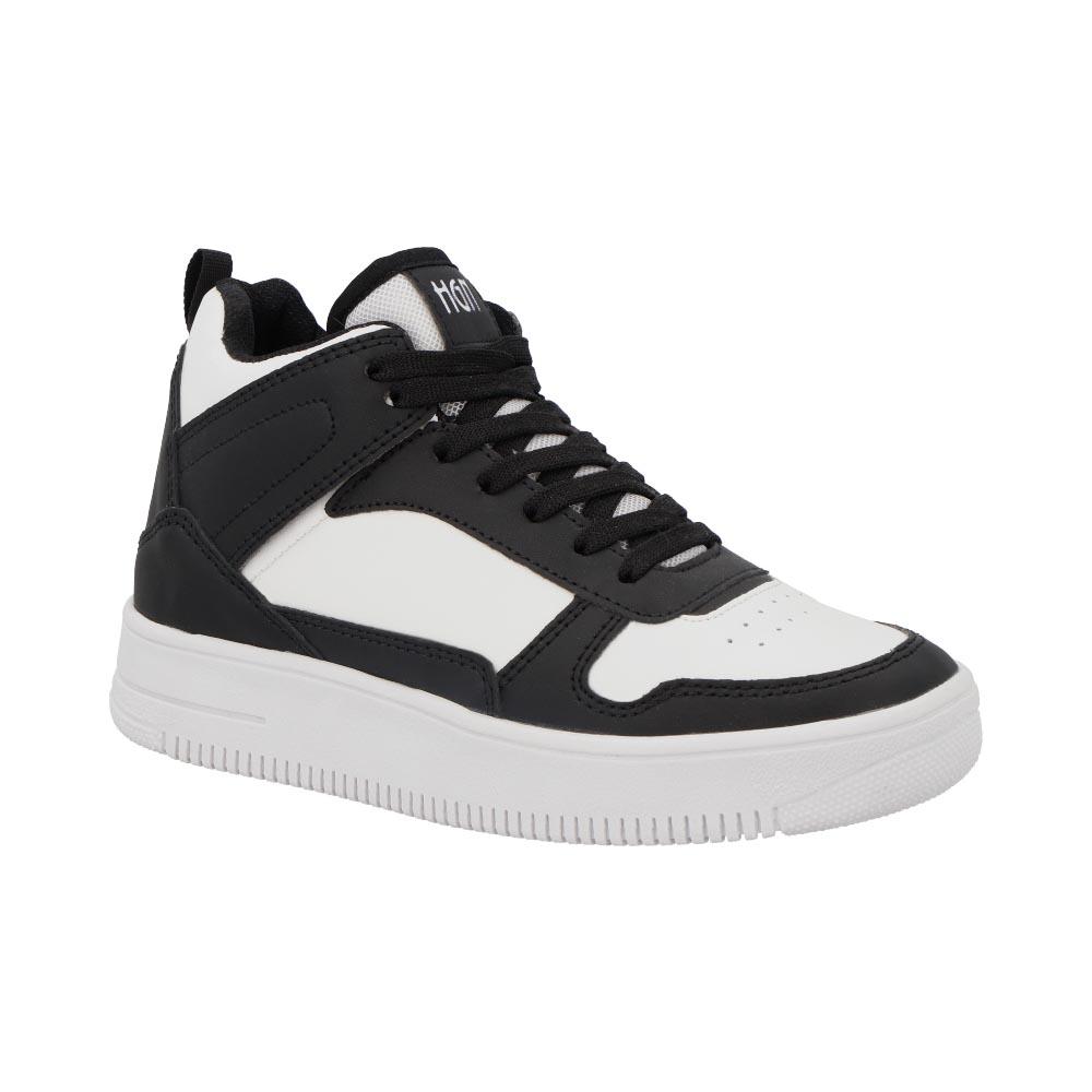 Tenis Bota Hgn By Mr Shu 2029 Velcro Basquet Urbanos Sport Negro