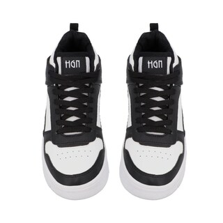 Foto 4 | Tenis Bota Hgn By Mr Shu 2029 Velcro Basquet Urbanos Sport Negro