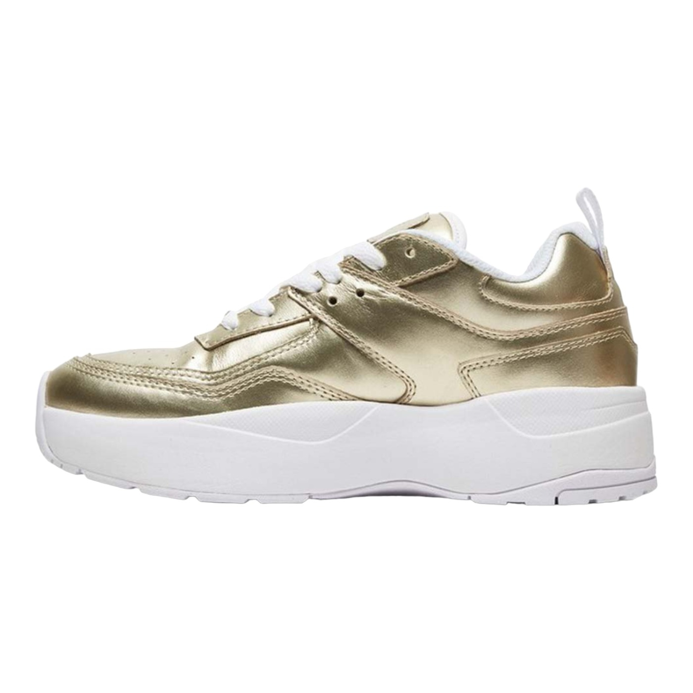 Foto 3 pulgar | Tenis Dc Shoes E Tribekaplatse Dorados para Mujer