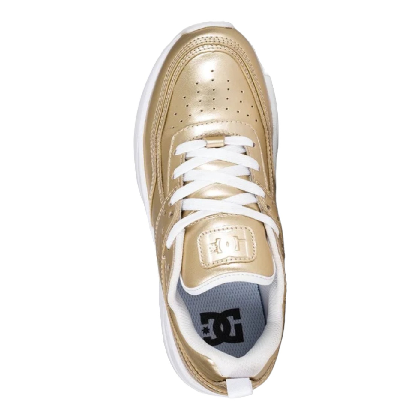 Foto 6 pulgar | Tenis Dc Shoes E Tribekaplatse Dorados para Mujer