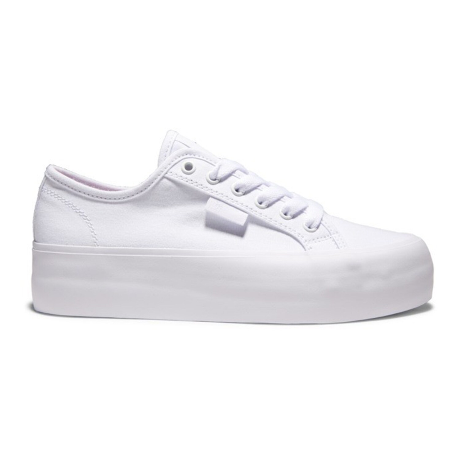 Tenis dc blancos para mujer hot sale