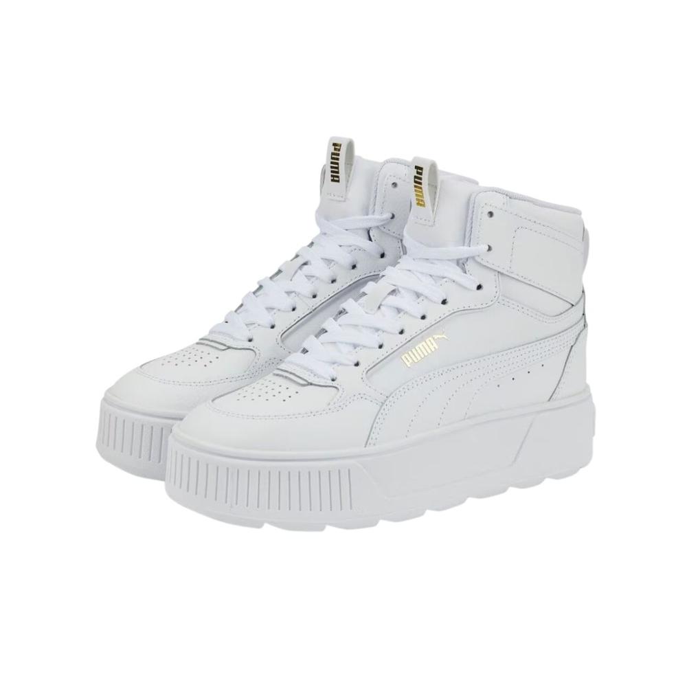 Foto 5 pulgar | Tenis Puma Karmen Rebelle Mid Blancos para Mujer