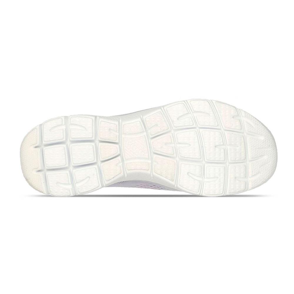 Foto 4 pulgar | Tenis Skechers Summits Perfect Views Gris Lavanda para Mujer