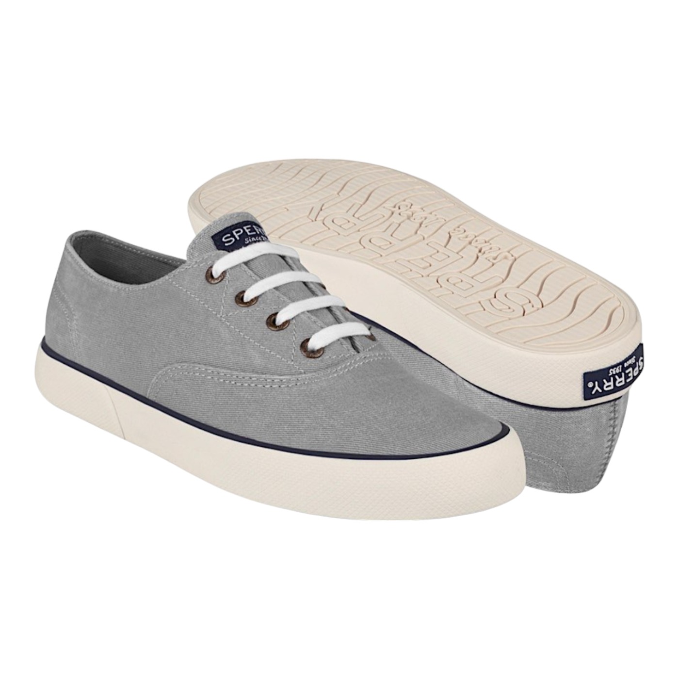 Foto 4 pulgar | Tenis Casuales Sperry Sts95728 Grises para Mujer