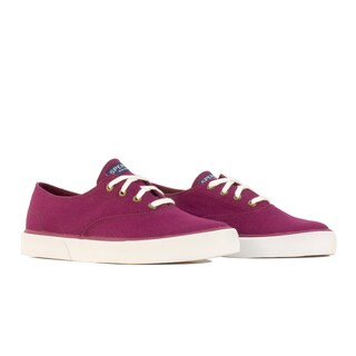 Foto 1 | Tenis Sperry Pier Saturated Sts97629 Vino para Mujer
