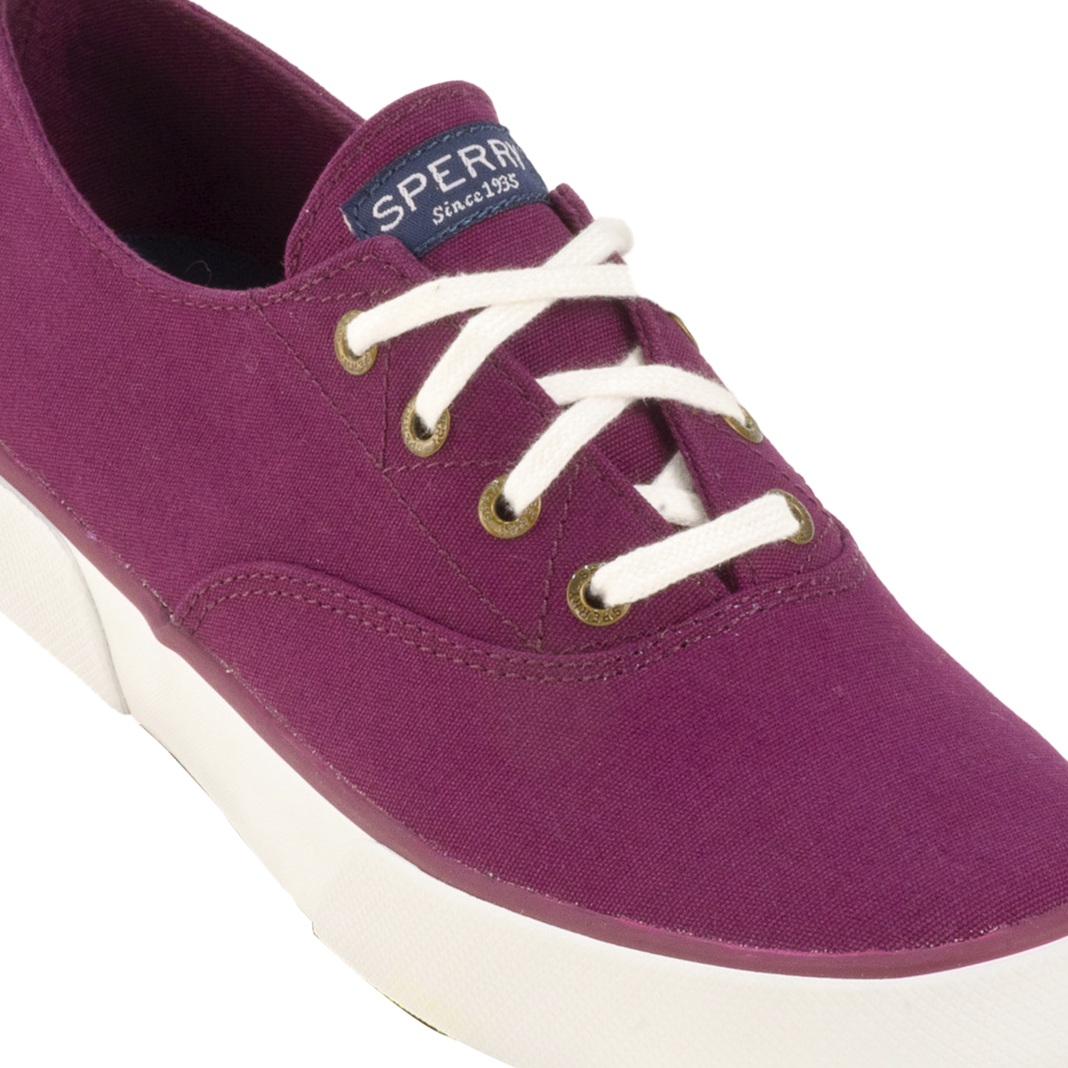 Foto 5 pulgar | Tenis Sperry Pier Saturated Sts97629 Vino para Mujer