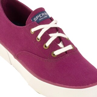 Foto 4 | Tenis Sperry Pier Saturated Sts97629 Vino para Mujer