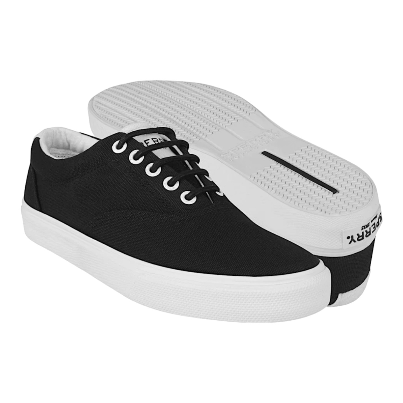 Foto 4 pulgar | Tenis Sperry Striper Negro para Hombre