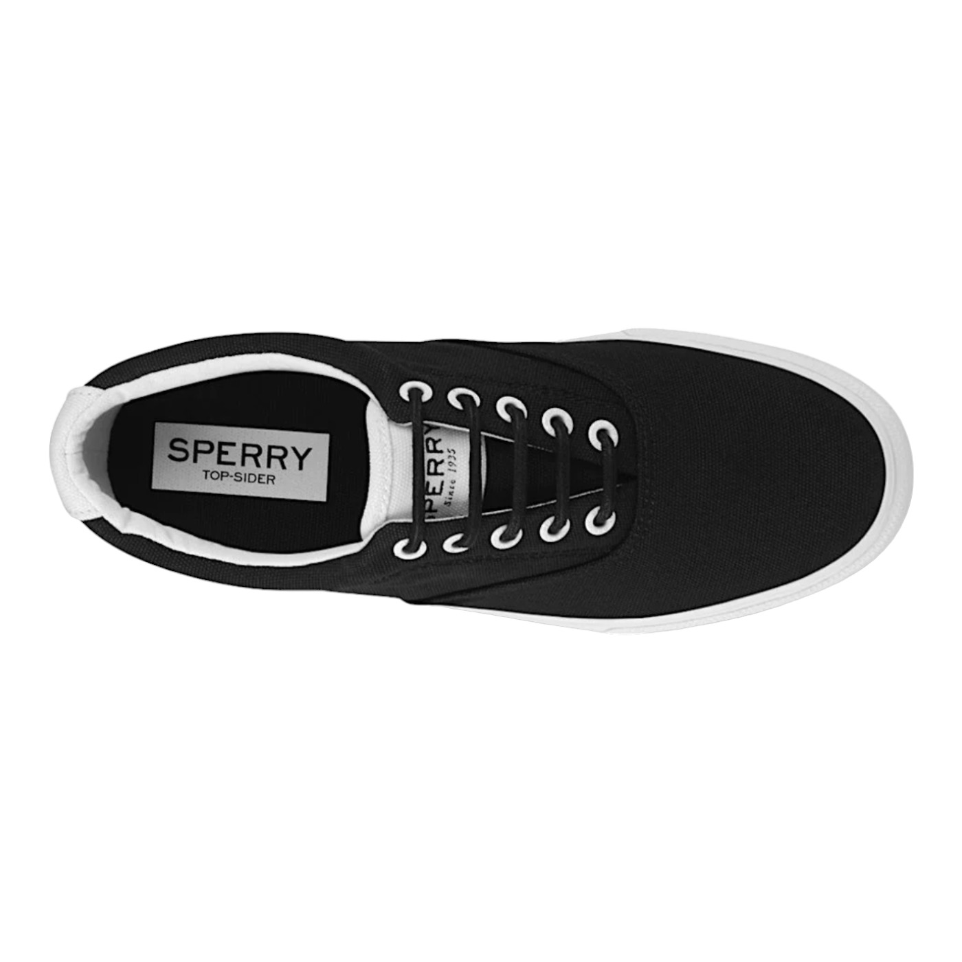 Foto 6 pulgar | Tenis Sperry Striper Negro para Hombre