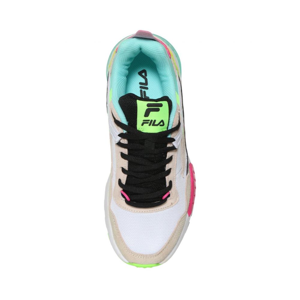 Foto 3 pulgar | Tenis Fila Setona Viz Casual Moda Multicolor para Mujer