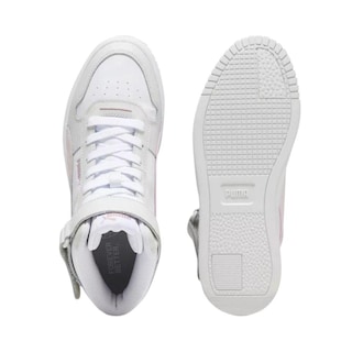 Foto 3 | Tenis Puma Carina Street Mid Blancos para Mujer Juvenil