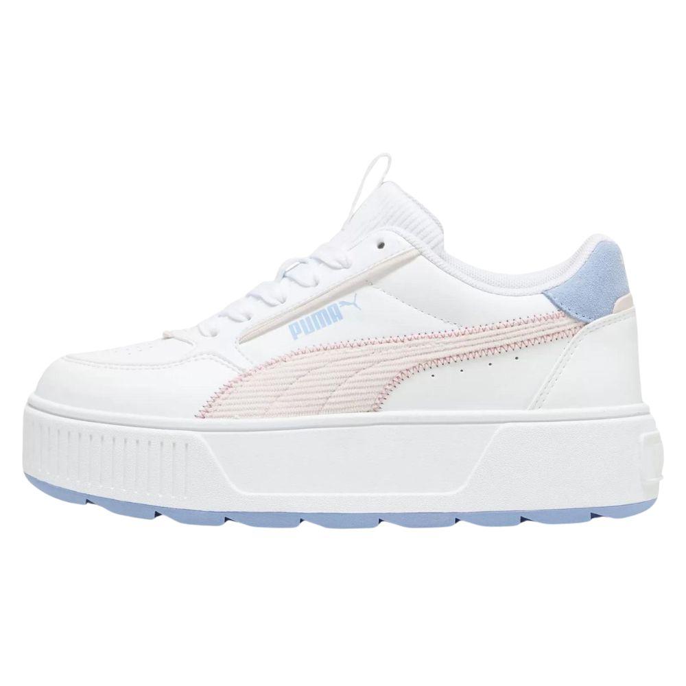 Foto 1 | Tenis Puma Karmen Rebelle Corduroy Juveniles Blancos para Mujer