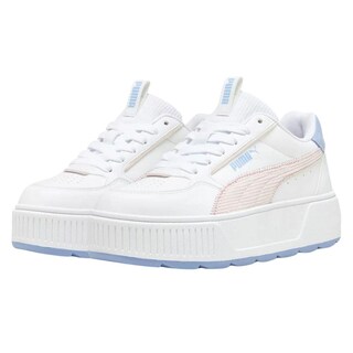 Foto 2 | Tenis Puma Karmen Rebelle Corduroy Juveniles Blancos para Mujer