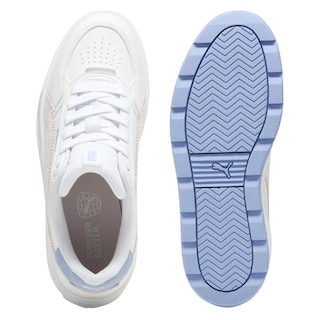 Foto 3 | Tenis Puma Karmen Rebelle Corduroy Juveniles Blancos para Mujer
